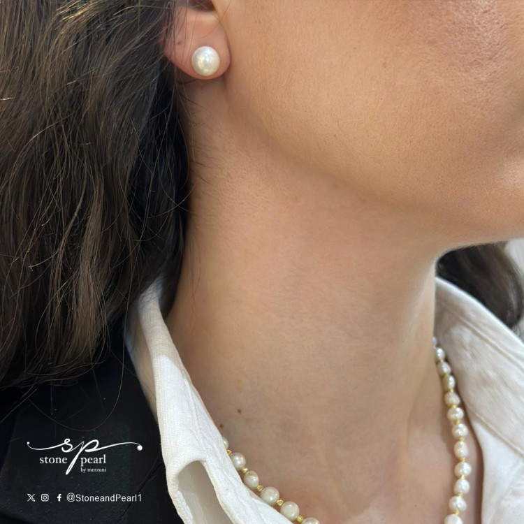 8 mm pearl earrings