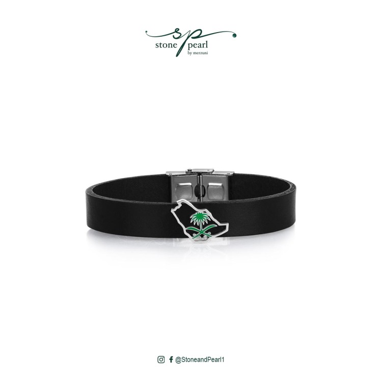 Men bracelet with kingdom logo